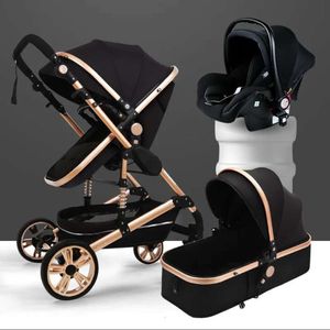 Poussettes # Baby Stroller High Landview 3 in 1 Portable Pouchchair Pram Comfort pour né 98