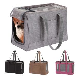 Cochecitos, bolsa transportadora para perros transpirable, bolsa de malla portátil para cachorros, mochila de viaje para salidas, bolso transportador para mascotas para perros pequeños y gatos
