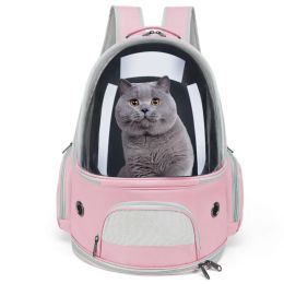 Sac à dos pour poussettes et chats, sac de transport Portable pour animaux de compagnie, Capsule spatiale, épaule transparente, grande capacité, vente en gros de produits pour animaux de compagnie, fournitures