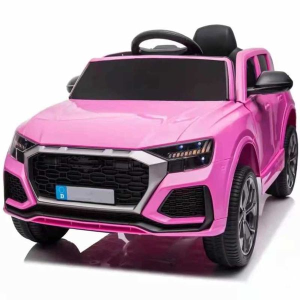 Poussettes # Childrens Electric Four-Wheel Vehicle with Remote Control Electric Car pour garçons et filles peut s'asseoir sur des gens de la voiture de jouets pour bébé T240509