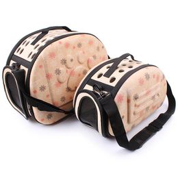 Poussettes confort sac à main transporteur chien de compagnie en plein air voyage sac de transport Portable respirant pliable conception sacs pour animaux de compagnie voyage chien sac à bandoulière