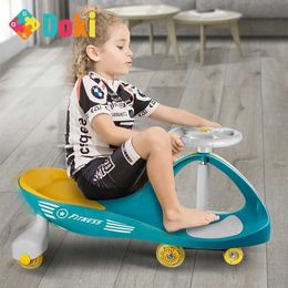 Strollers# Doki Children Swing Car Originele Plasma autorit op auto goedkope twisting twisting Universal Wheel Sliding and Swinging Toy Nieuw 2023 T240509