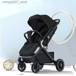 Strollers# High Landscape Shock Absorptie Baby Stroller Portable Travel Folding PRAMS Zitten en liggen in beide richtingen Baby koets