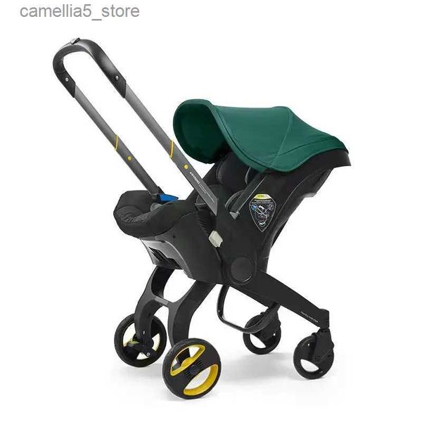 Poussettes # Siège d'auto pour bébé à la poussette en quelques secondes pour chariot nouveau-né Buggy Transport de sécurité Système de voyage portable Q231116