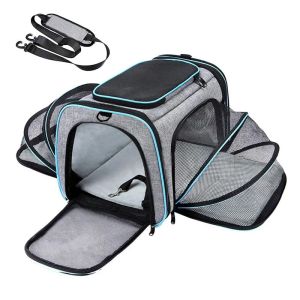 Sac à dos de transport pour animaux de compagnie, poussettes, sac à bandoulière Portable respirant et pliable, sacs de transport pour chat et chien, voyage sortant pour animaux de compagnie, sac de Transport