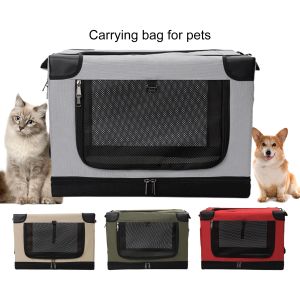 Poussettes Portable grand lit pour chien Pop Up chenil intérieur extérieur caisse pour animaux de compagnie siège de voiture chenil lit de chat Collection accessoires de voiture pour chien