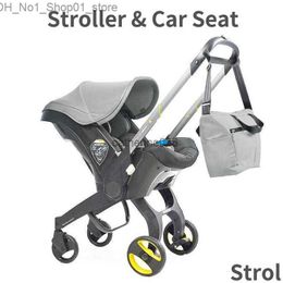 Kinderwagens# Kinderwagens# Kinderwagen Autostoeltje voor geboren kinderwagens Baby met veiligheidskar Vervoer Lichtgewicht 3-in-1 reissysteem L230625 Drop Delive Dhvoa Q231215