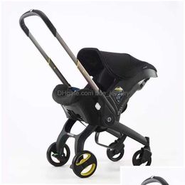 Poussettes # Poussettes Siège d'auto de poussette de bébé pour landaus nés infantile par chariot de sécurité chariot léger 3 en 1 système de voyage Drop Deli Dhrsu