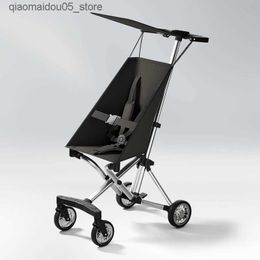 Strollers# Ultra compact lichtgewicht wagen geschikt voor zuigelingen en jonge kinderen Pocket Wagon met ademende stof Q240413