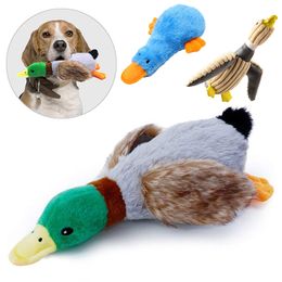 Fort gros jouets à mâcher Simulation oies canards jouet molaire pour animaux de compagnie pour petits moyens grands chiens Golden Retriever Doberman animaux fournitures