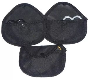 Plumeau en laiton solide, sac en Nylon d'auto-défense, sécurité personnelle, pendentif d'auto-défense en plein air, couverture d'outils EDC de poche