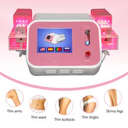 Sterk Effect Pijnloos Liposuctie 208 Lampen Diode Lipolaser Lichaam Slanke Vet Oplossende Curve Vormgeven Schoonheid Instrument met 12 pads