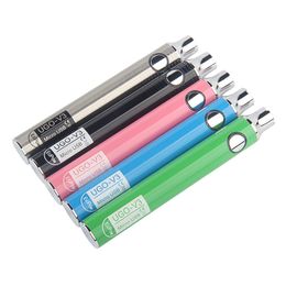 Batterie UGO-V3 réglable assez forte 900mAh Vaporisateur 510 OEM logo de marque personnalisé 510 fil préchauffé ajustement bobine en céramique pointe de verre d'huile épaisse