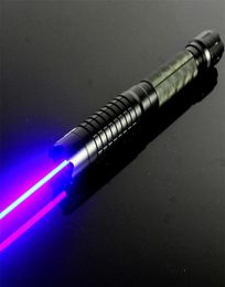 Strong High Power Focus Blue Laser Pointers 450 Nm Klasse 4 krachtige Lazer5 Star CapSchangerBox 6603026