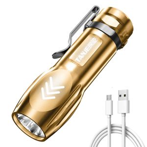 Sterk licht Outdoor Home Draagbare LED Waterdichte USB Opladen Tactische Mini Zaklamp 698794