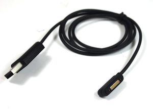 Câble de données magnétique en métal solide chargeur USB câble de charge cordon pour Sony Xperia Z Ultra Z1 Z2 Z3 L39H XL39H L50W tablette Z2