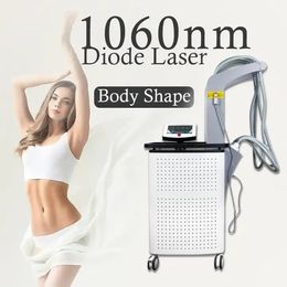 Machine amincissante à diode de liposuccion professionnelle, élimination des graisses au laser à forte puissance, raffermissement de la peau avec une longueur d'onde de 1060 nm, 4 poignées