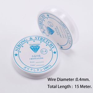 Sterk rekbaar kristal elastische kreupelslijn snoer schroefdraad string voor doe -het -zelf ketting armband sieraden maken bevindingen