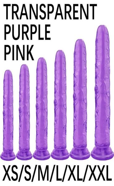 Fuerte ventosa jalea gran consolador realista chupar pene enorme Dick Butt Plug juguetes sexuales anales para mujer adultos hombre Falos Shop 210628455081