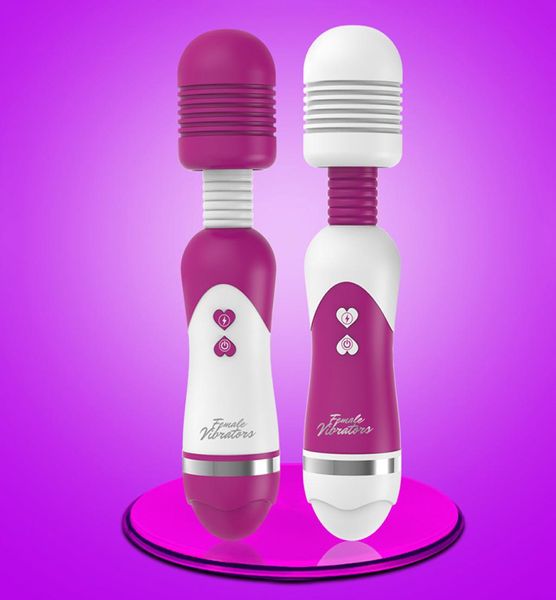 Fuerte vibración AV Stick varita mágica juguetes sexuales punto G masaje de clítoris vibrador impermeable para mujeres productos para adultos 1762332