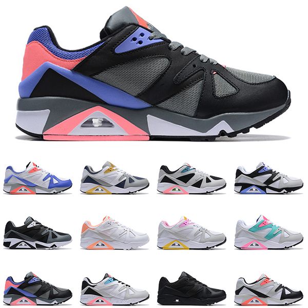 Structure Triax 91 Chaussures de course Hommes Femmes Noir Fumée Gris Brouillard Lapis Blanc Marine Citron Persan Violet extérieur Rose Orange formateur baskets