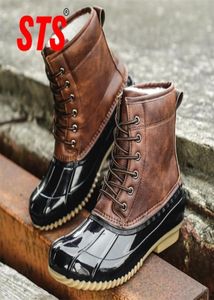 STS Women039s Laarzen Dame Laars Met Waterdichte Rits Rubberen Zool Dames Regenlaarzen Lace Up Enkel Schoenen Winter Dames Sho7741169