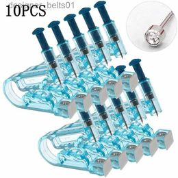 Stud 1-10 Stuks Oor Piercing Gun Kit Wegwerp Gezonde Veiligheid Oorbel Piercer Tool Machine Kit Studs Neus Lip lichaam Sieraden AccessoiresL231117