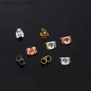 Stud 100 stks/partij Roestvrij Stalen Oorbel Terug Plug Oorbel Instellingen Basis Oorstekers Terug Oor Stopper voor DIY Sieraden Oorbel FindingsL231117