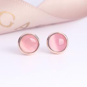 Stud 14K Rose Gold Joodly Quartz Stone Earring Vrouwen Aros Mujer Oreja Orecchini Bizuteria Topaz sieraden oorbellen Studend Dale22 Farl22