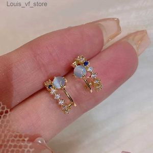 Stud 2023 Nieuwe Trendy Franse Retro Opaal Strass Oorbellen Voor Vrouwen Meisje Grace Stud Earring Mode Elegante Sieraden Party GiftH24112