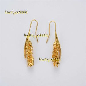 Stud 2024 mode européenne/américaine blé oreille longues boucles d'oreilles goujon Unique/Simple personnalité polyvalent bijoux accessoires boucles d'oreilles bijoux Brincos Oorbellen