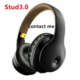 Stud 3.0 draadloze hoofdtelefoon Bluetooth Stereo Headset Support Mic TF -kaart voor Android groothandel drop verzending groothandel