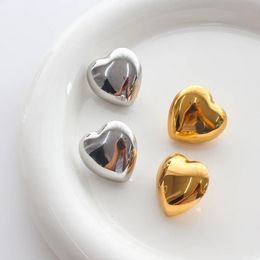 Étalon 5 paires en forme de coeur boucles d'oreilles étalons simples classiques métalliques beaux cadeaux fashion juive 231222