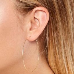 Stud 8 Size dunne hoepel oorbellen Handgemaakte sieraden 925 Zilvergoud gevulde Brincos Vintage Gold Pendientes Oorbellen Earrinngs For Women 230320