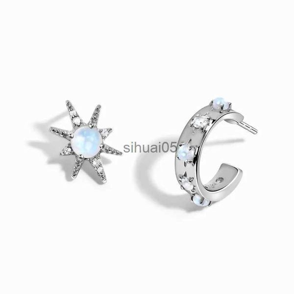 Stud 925 Silver Real Femmes Boucles d'oreilles 2023 Tendance Perle Hoop Luxe Ours Espagnol Original Dangle Piercing Oreille Bijoux YQ231026