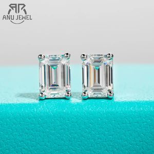 Stud AnuJewel 10k Gold Post 4/2/1ct Total Boucles d'oreilles émeraude Or Anti-allergie Post Eearrings Bijoux En Gros 231018