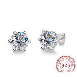 Stud Anujewel 4Ct 2Ct 1Ct Total D Couleur Diamant 925 Sterling Sier Classique Boucles D'oreilles Pour Femme Cadeaux En Gros 221119 Drop Livraison Jewe Dh1Kr