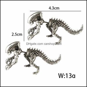 Stud Beste oorbellen Studs NIEUW Design Alien Dragon Piercing Ear Cuffs Women Men Men Mode Sieraden Gift Druppel Delivering 2021 Carshop2006 Dhsey