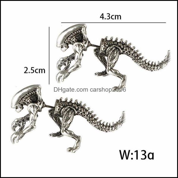 Stud Best Boucles d'oreilles Goujons Nouveau Design Alien Dragon Piercing Oreille Poignets Femmes Hommes Mode Bijoux Cadeau Drop Delivery 2021 Carshop2006 Dhsey