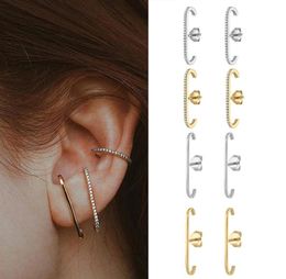 Stud CANNER-pendientes de plata de ley 925 con circonita de cristal de una hilera para mujer, joyería de moda europea y americana 5813362