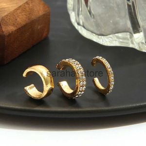 Stud Klassische Edelstahl Ohr Schnalle für Frauen Trendy Gold Farbe Kleine Große Kreis Creolen Punk Hip Hop Schmuck Zubehör j240120