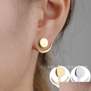 Stud Crescent Moon Ear studs sieraden mode schattig eenvoudige gulle persoonlijkheid vrouw accessoires oorbellen geschenken 0 9hs k2 drop levering dhwih