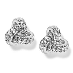 Stud Cubic Zirconia Not Boucles d'oreilles pour femmes filles 8K plaqué Hypoallergénique Brincos Bridal Party Gift Drop délivre Dhgarden Dheoh