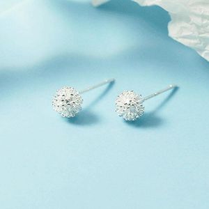 Stud Cute 925 Sterling Silver Oorrings For Girl Gifts Sieraden Fashion Unieke Dandelion Ballring Vrouwen accessoires Moni22