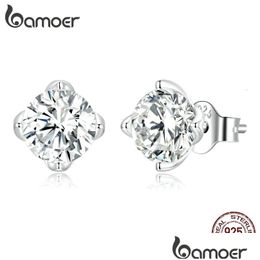 Stud D Couleur Vvs1 Ex 1Ct Boucles d'oreilles pour femmes 925 Sterling Sier Cadeau Top Qualité 221119 Drop Delivery Bijoux Dhuou