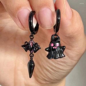 Stud cuelgan los pendientes de la lámpara piercing gótico para las mujeres lindo fantasma goth gota pendiente accesorios de joyería de moda estética halloween 2024 alta calidad