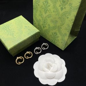 Stud Designer oorbellen Mode tweekleurige oorbellen Gouden oorbellen Sieraden Set Valentijnsdag Cadeau Verloving