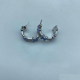 Stud Designer NS Earrings Gold Compating Fashion Merk Letters Sieraden beroemde Triomphes Women Wedding Geschenk Kerst Drop levering Earr DHVLC