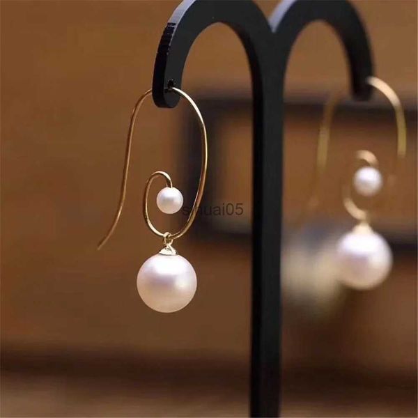 Stud DIY Perle Accessoires S925 Pur Argent Oreille Vide Titulaire Mode Boucles D'oreilles pour Femmes Fit 5-13mm Perles YQ231026