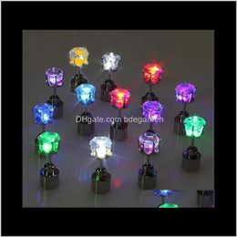 Stud Cool Up Led Light Ear Studs Shinning Earrings Bar unisex mode sieraden cadeau voor dames dames meisje geschenken tso3